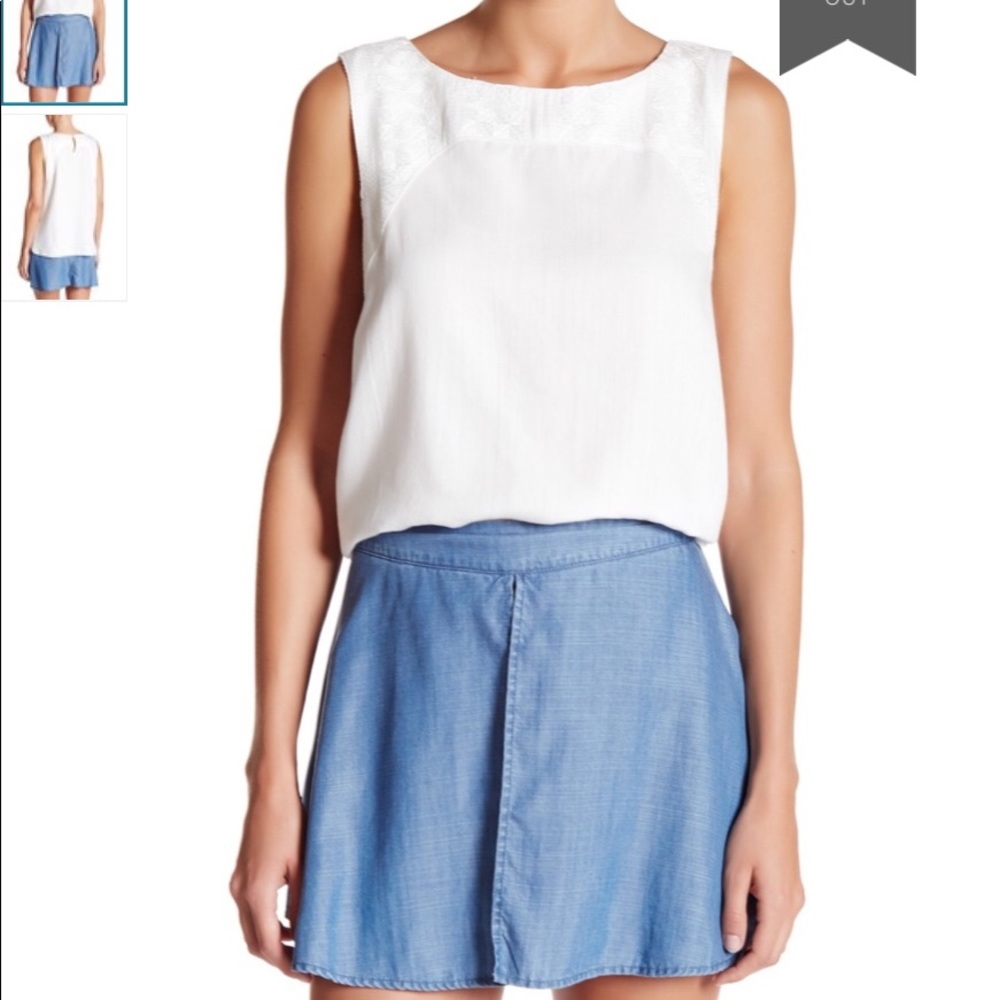 Laju Embroidered Sleeveless Top - Picture 2 of 7